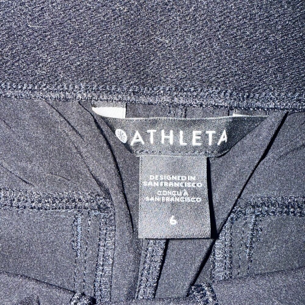 Athleta Brooklyn Heights Wide Leg Pant - Black 6 - Picture 9 of 10